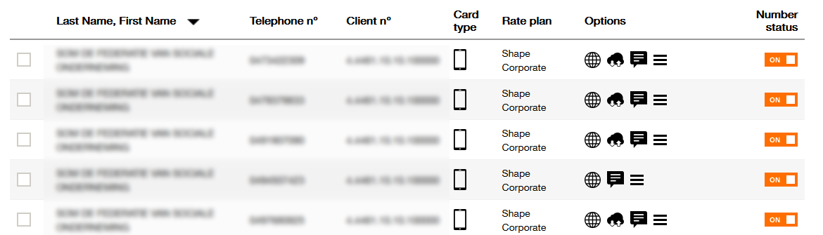 temporary suspension of a number